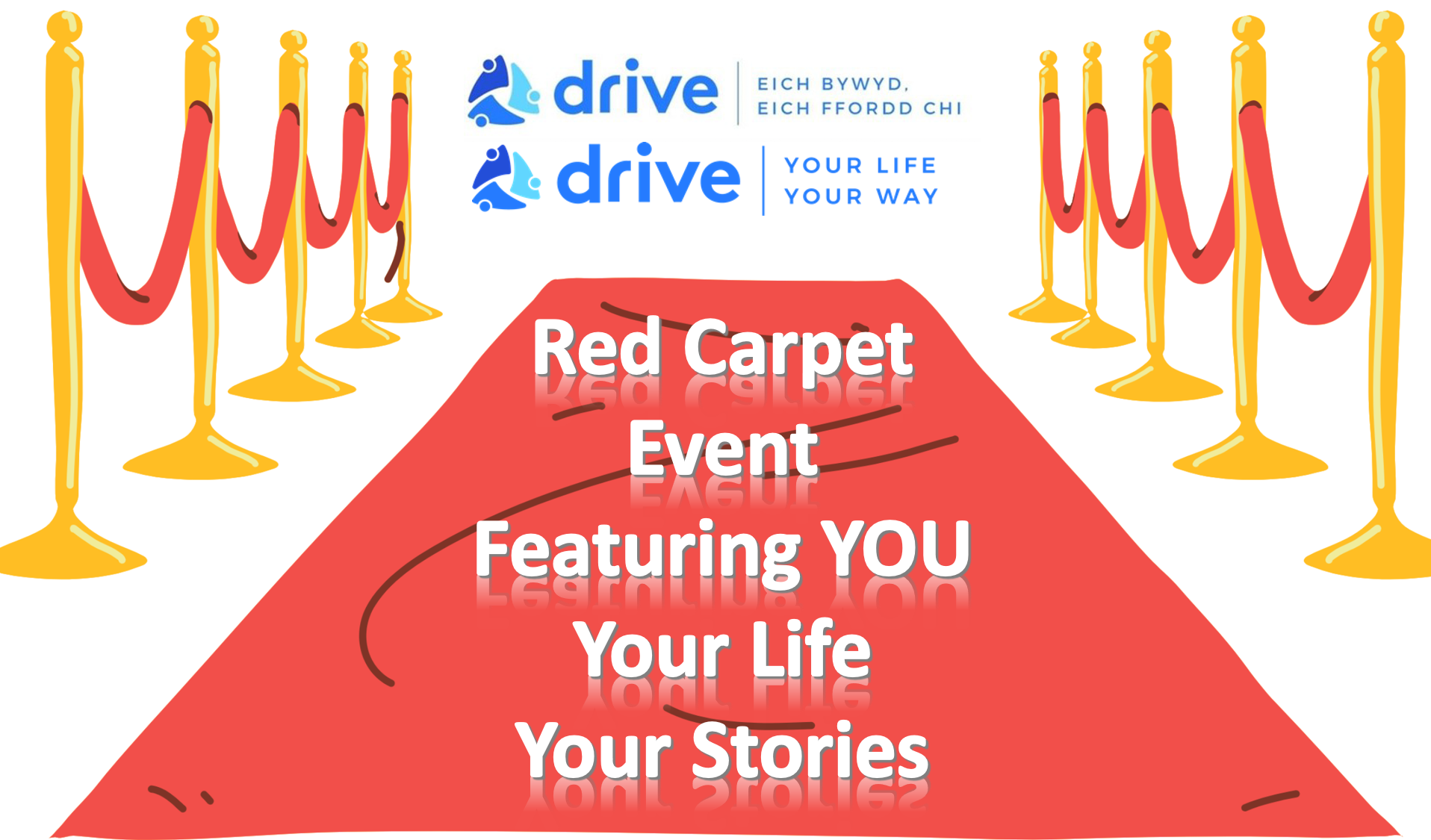 graphic of red carpet event